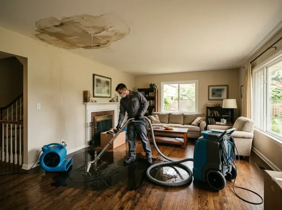 attic-pipe-burst-ceiling-drip-008 — frequently asked questions, Water Damage Restoration & Carpet Care in Mississippi State,…